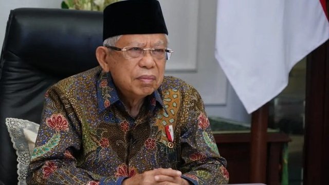 Maruf Amin Kurban Sapi 1,1 Ton di Masjid Istiqlal