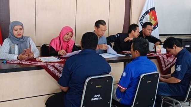 KPU Bantul Terima Dokumen Perbaikan Bacaleg DPRD Pemilu 2024