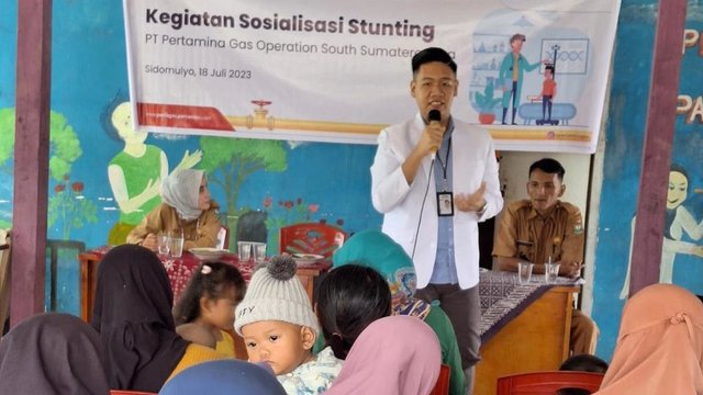 Peringati Hari Anak Nasional, Pertagas Gelar Pencegahan Stunting di Muara Enim