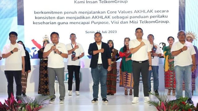 Telkom Selenggarakan AKHLAK Culture Festival TelkomGroup 2023, Diikuti 1.000 Peserta |