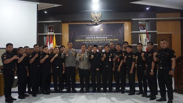 Senkom Mitra Polri Kota Magelang Laksanakan Pengukuhan Pengurus Masa Bakti 2023-2028