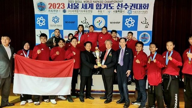 Indonesia Rebut Trophy WHMAF di Seoul World Hapkido Championships 2023
