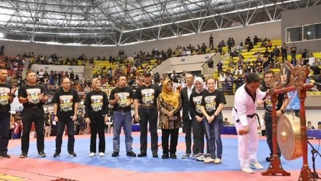 Cari Atlet Unggul, Kejuaraan Taekwondo Bhayangkara Presisi Piala Kapolda DIY Digelar