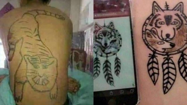 Does anyone think this tattoos looks weird at certain angles? :  r/tattooadvice