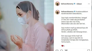 Pernikahan Vicky Prasetyo dan Kalina Oktarani Batal!