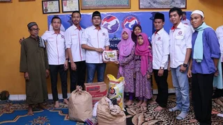 Pemuda Perindo Sumsel Berbagi Takjil dan Buber Bersama Anak Yatim