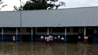 Disdik OKI Tinjau Sekolah Banjir