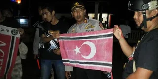 Bawa Bendera GAM Dua Anak Punk Diamankan Petugas Polres Empat Lawang