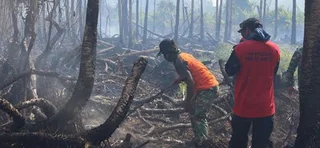 Tim Ekspedisi NKRI Padamkan Kebakaran Hutan