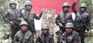 TNI Temukan Patok Batas RI-PNG