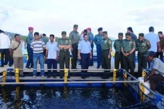 Panglima TNI Kunjungi Balai Budidaya Ikan di Ambon