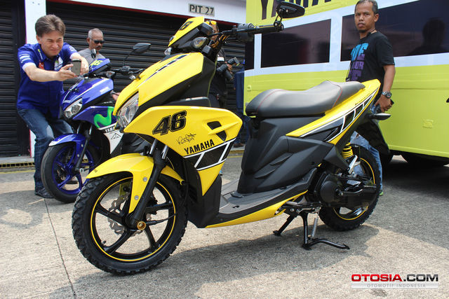 Aerox 125 LC Versi Modifikasi MotoGP - Modifikasi MotoGP 