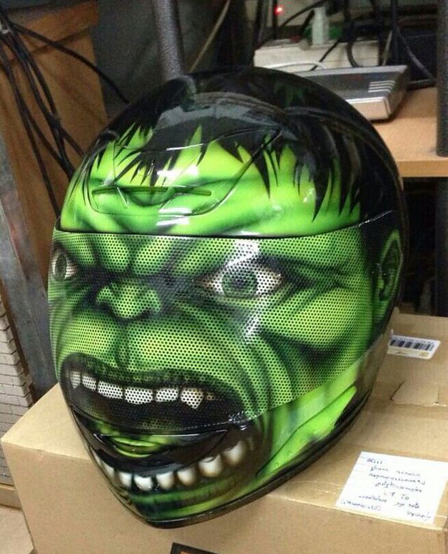 Airbrush Helm dari Unik Sampai Sangar Inspirasi Airbrush 