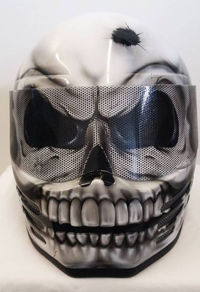 Airbrush Helm dari Unik Sampai Sangar Inspirasi Airbrush 