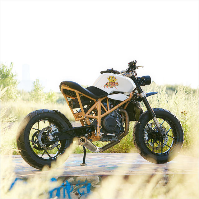 Custom Retro Ktm Duke 650 Ktm Duke 650 Tampil Buntung Galeri Foto