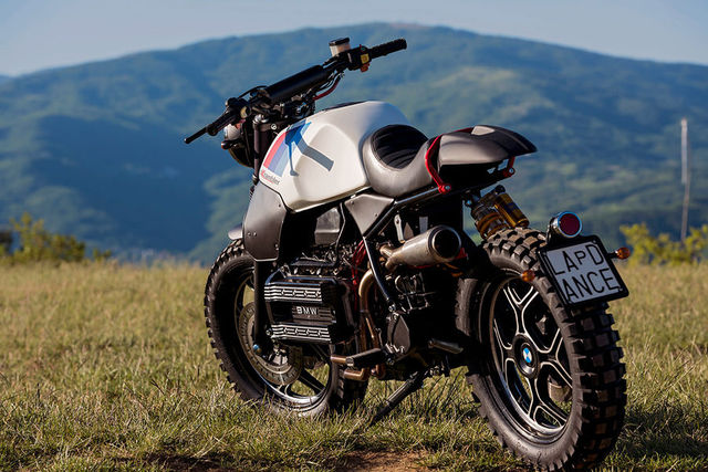 Custom Scrambler BMW K100 - Modifikasi Scrambler BMW K100 