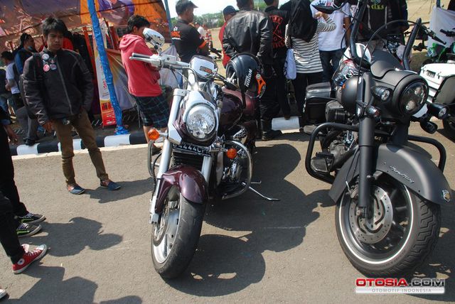 Deretan Harley Davidson Meriahkan HDCI Malang Bikers Day 