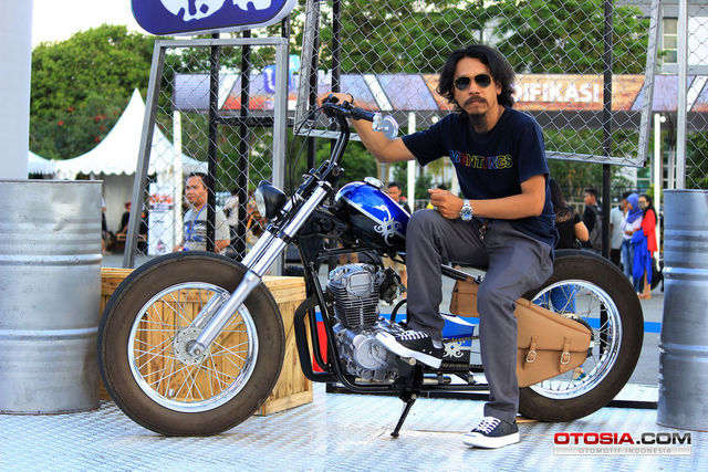 Motor Vintage Kalimantan, Sulap Scorpio dan Tiger  Otosia.com