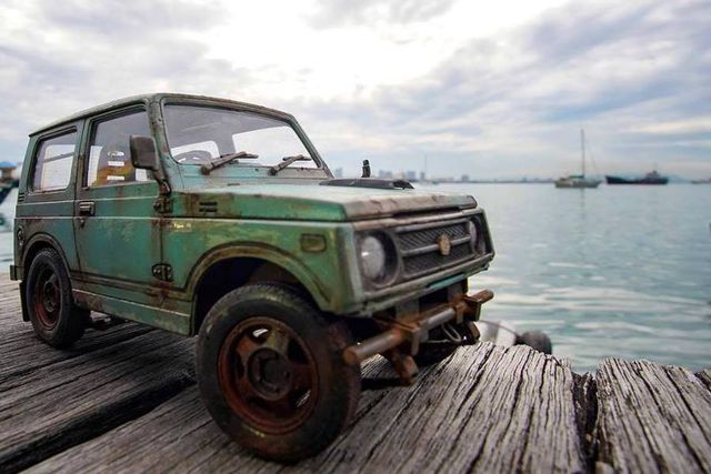 Diorama Mobil Motor Super Keren Karya Eddie Putera