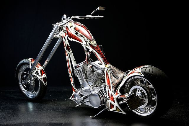 H-D Kustom Chopper e-Boss Dragon - Modifikasi Moge 