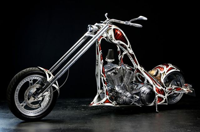 H-D Kustom Chopper e-Boss Dragon - Modifikasi Moge 