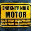 Lucunya Tulisan  Stiker  Pada Sepeda Motor  Lucunya Tulisan  