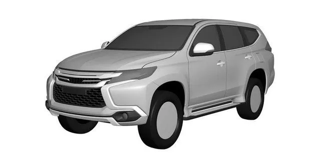 Mitsubishi Pajero Sport 2016 Patent Images - Rancangan 