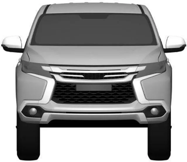 Mitsubishi Pajero Sport 2016 Patent Images - Rancangan 