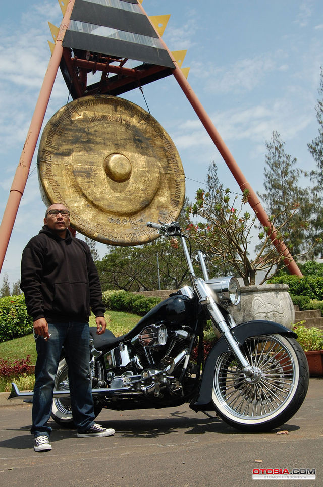 Modif Harley Fatboy Ala Lowrider - Modifikasi Harley 
