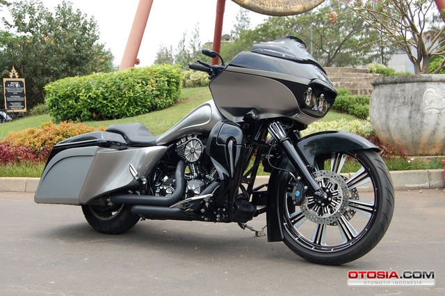 Modif Harley Road Glide Bagger 2013 Modifikasi  Harley 