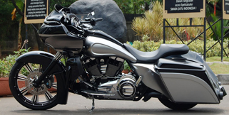 Modif Harley Road Glide Bagger 2013 - Modifikasi Harley 