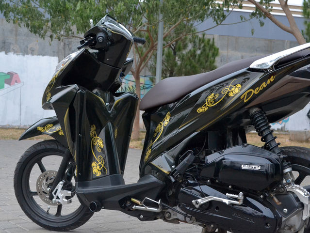 Modif Sederhana Honda Vario - Modif Honda Vario Sederhana 