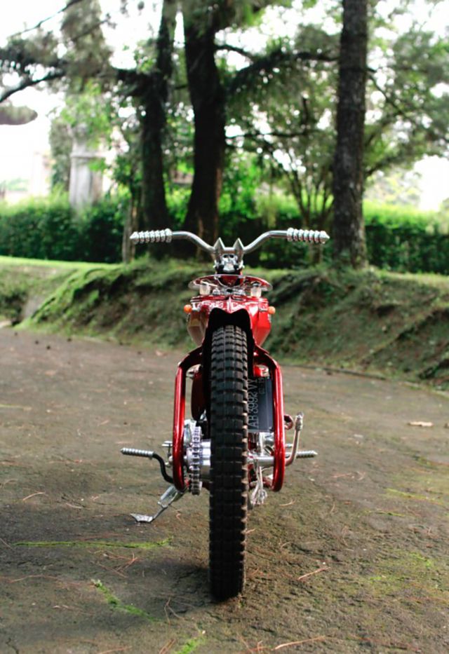 Modifikasi Honda Supercub 700 El Hierro Rojo - El Hierro 