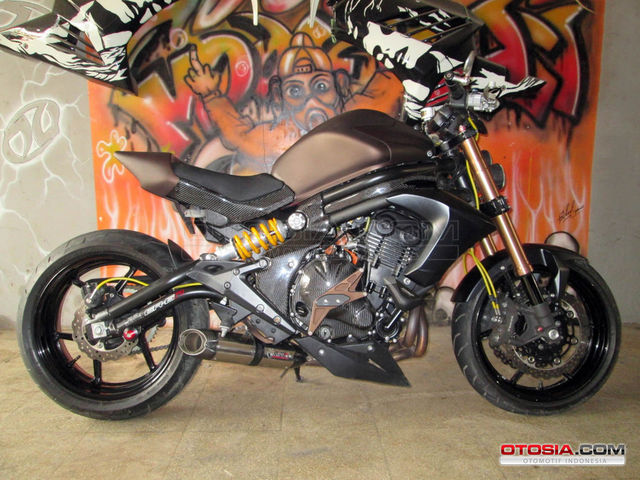 Modifikasi Kawasaki ER-6n Rasa Ducati Diavel - Kawasaki ER 