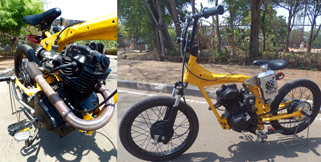 Modifikasi Unik Honda CB Tampil Layaknya BMX  Honda CB 