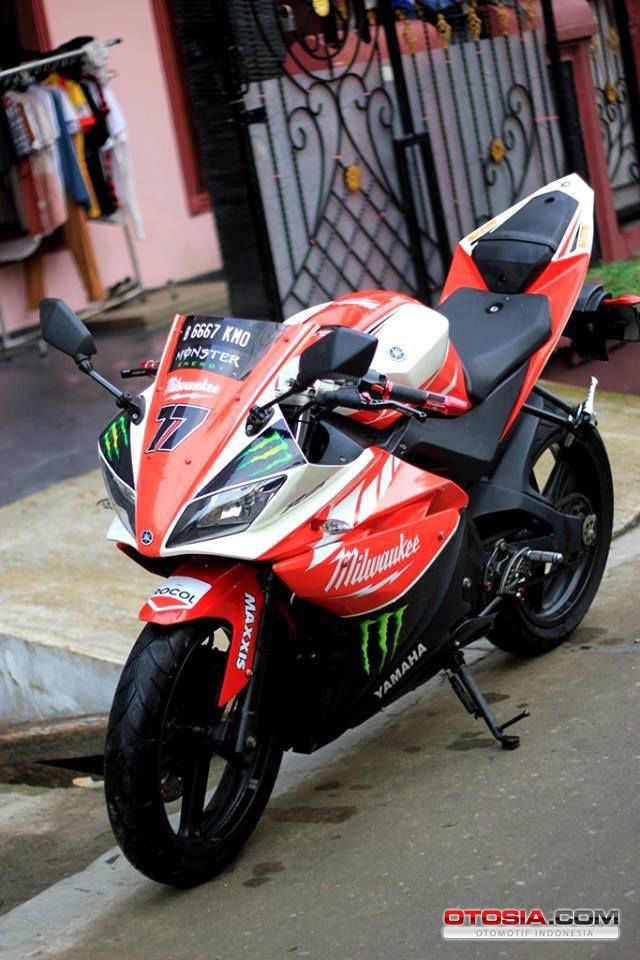 Modifikasi Vixion Tampil YZF-R125 - Vixion Lebih Sporty 