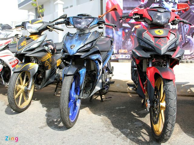 Modifikasi Yamaha Jupiter MX 135 ala Supercar Italia 