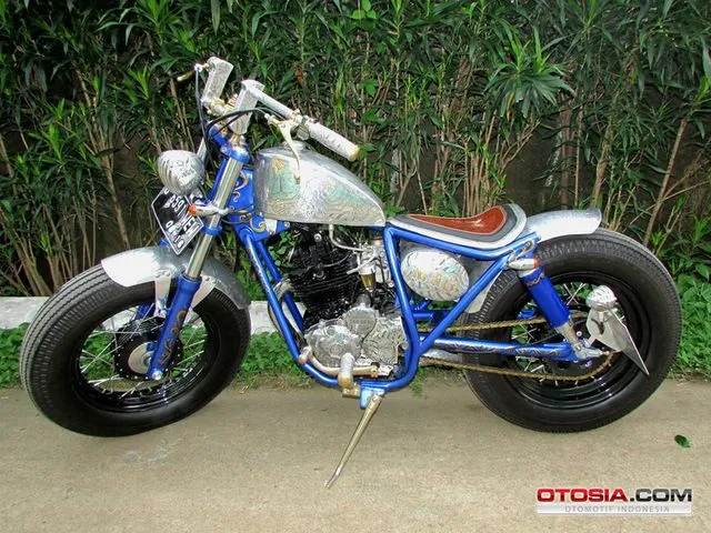 Modifikasi Yamaha Scorpio Jadi Chopper - Yamaha Scorpio Si 