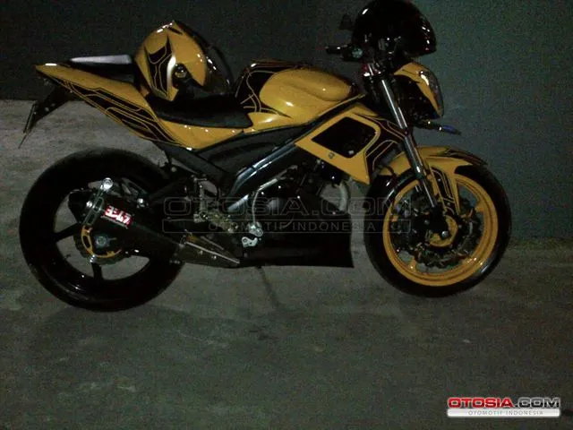 Modifikasi Yamaha Vixion Street Fighter Gambot 