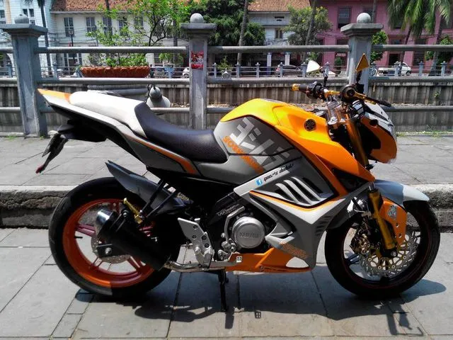 New Vixion Tampil Simpel Mentereng - Kreasi New Vixion 