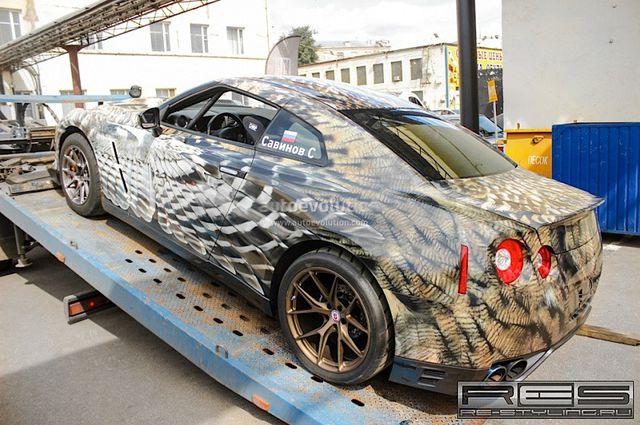 Nissan GT R 1800 hp Owl  Wrap Godzilla 1 800 hp Berkostum 