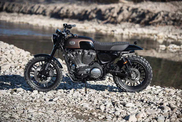 Retro Scrambler Harley-Davidson Garang - Custom Harley ...