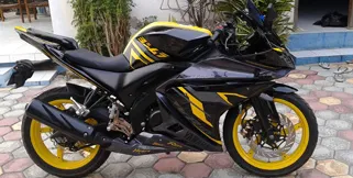Vixion Berkostum YZF-R125 - Modifikasi Yamaha Vixion 