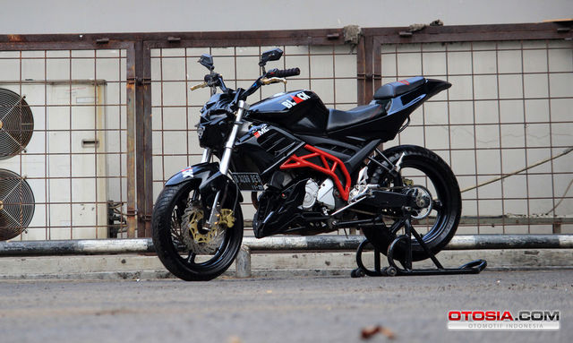  Vixion  Modifikasi  Street  Fighter  Garangnya Yamaha  Vixion  