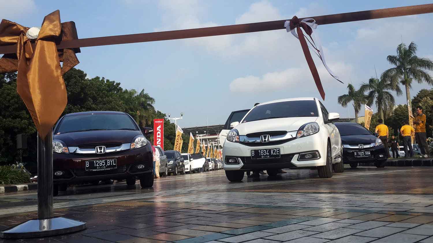 Acara pelepasan Honda Mobilio di Jakarta