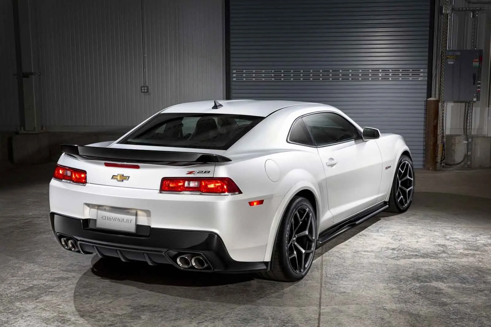 New Chevrolet Camaro Z/28 rear view New Chevrolet Camaro Z/28 rear view