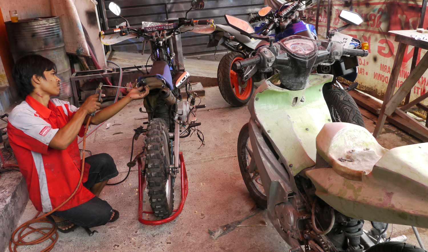Tempat Modifikasi Sepeda Motor Di Surabaya Lampak Modifikasi
