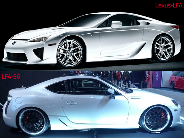 Video Toyota 86 'rasa' Lexus LFA  merdeka.com