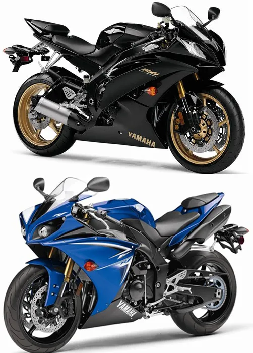 Yamaha YZF R6 dan R1 tahun 2009 Yamaha YZF R6 dan R1 tahun 2009