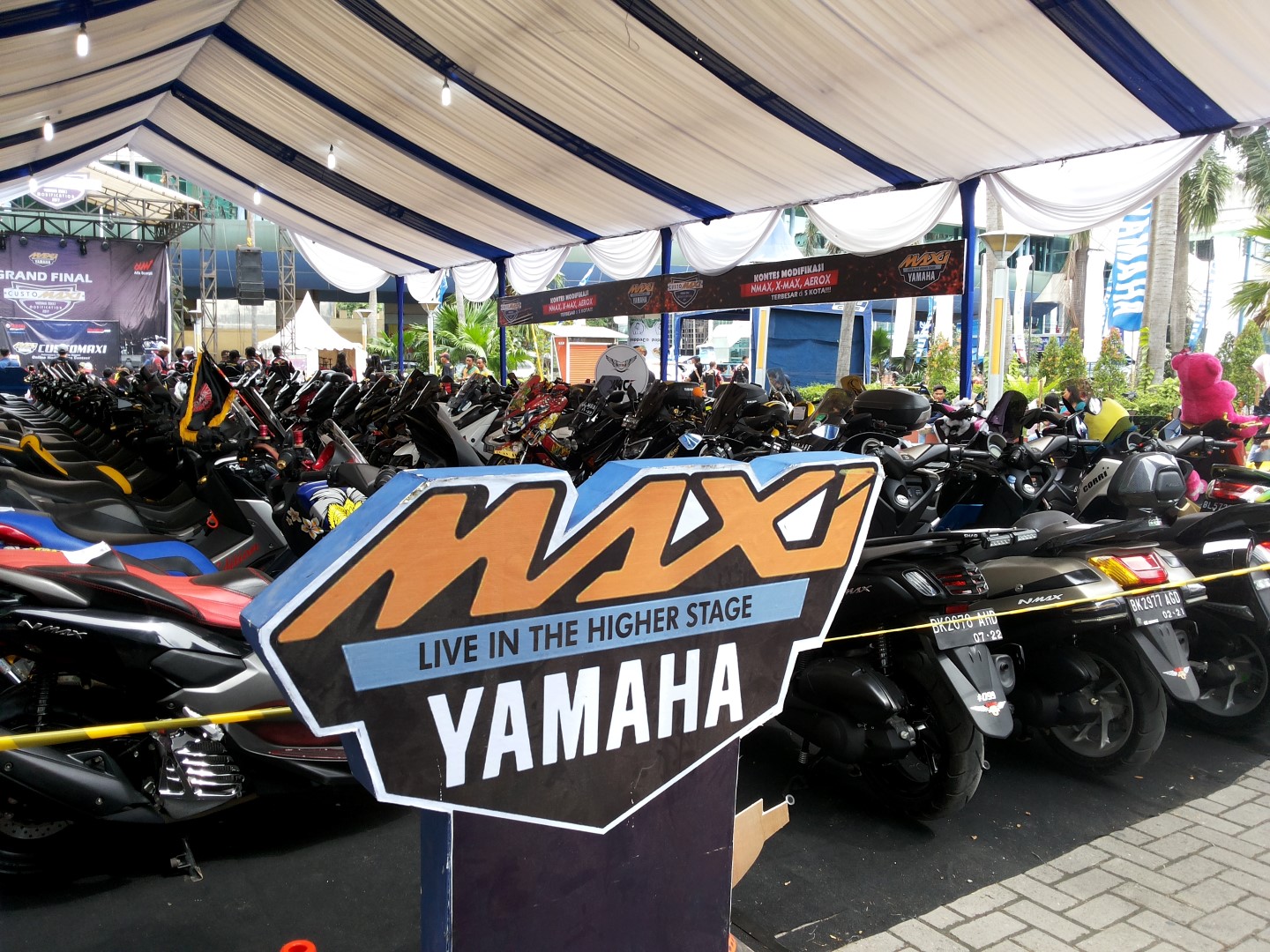 Yamaha Max Modifikasi Anti Ilegal Kumpul Di Sumatera Utara